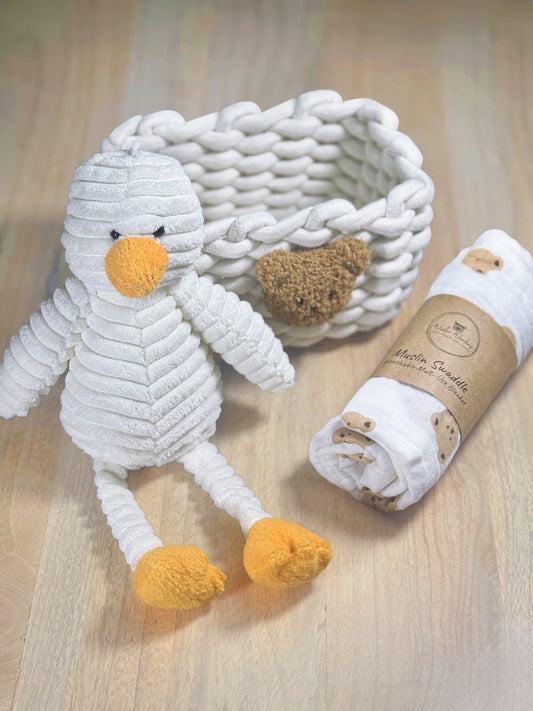 Little Wonder Basket - Duck and Bear