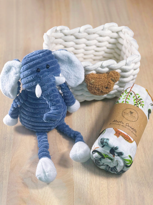 Little Wonder Basket - Elephant Safari