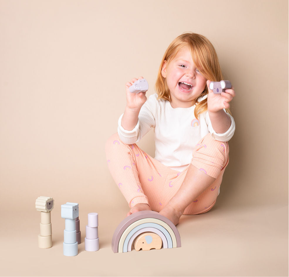 Wild Animal Wooden Stackers