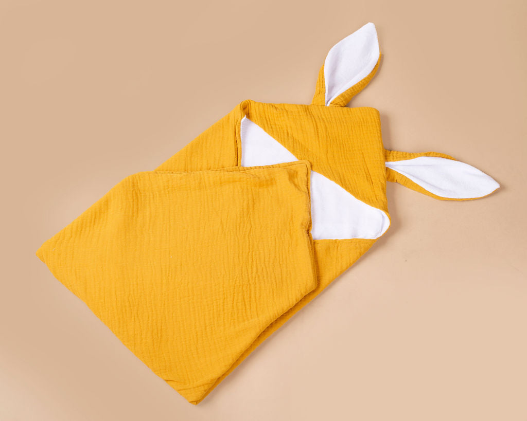 Rabbit Muslin Bath Towel
