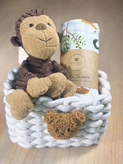 Little Wonder Basket - Monkey Safari