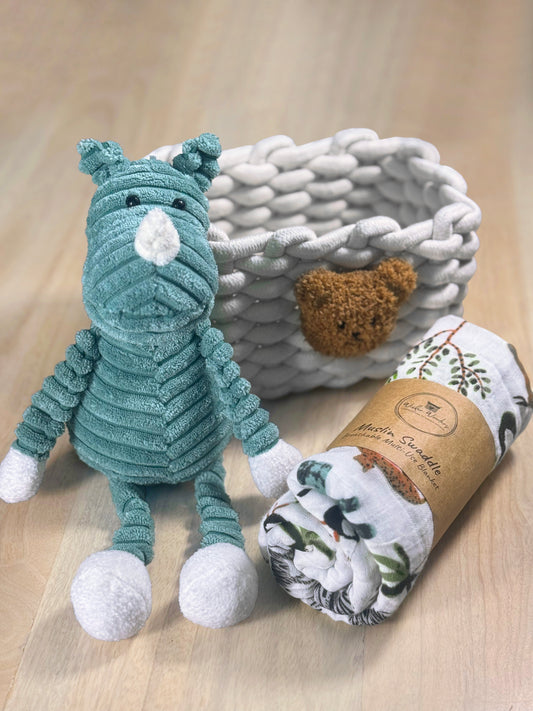 Little Wonder Basket - Rhino Safari
