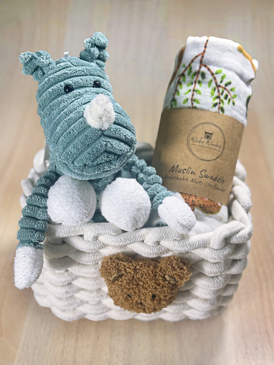 Little Wonder Basket - Rhino Safari