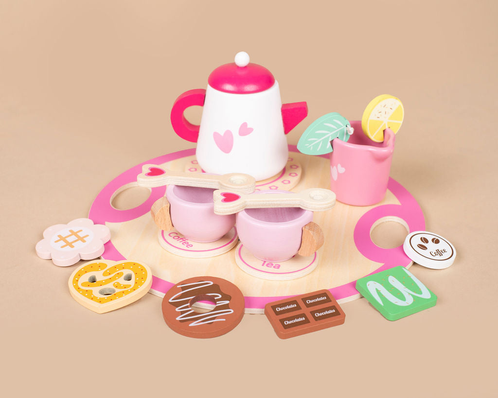 Wooden Tea Set